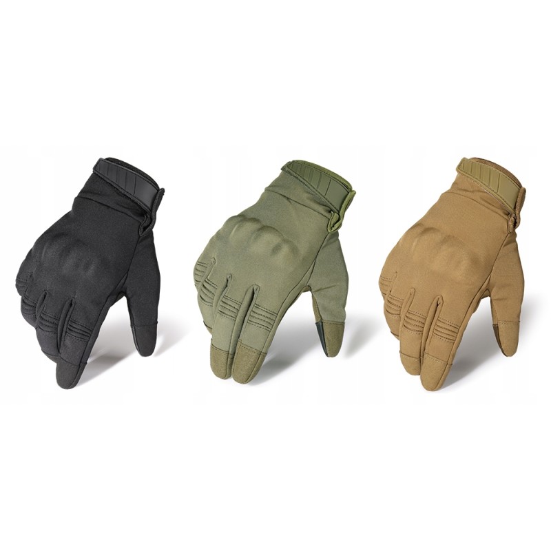 Motor quad tactical military touch gloves