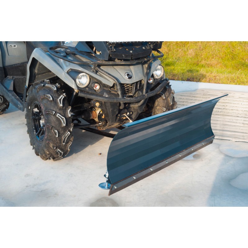 Universal snow removal plug for quad ATV