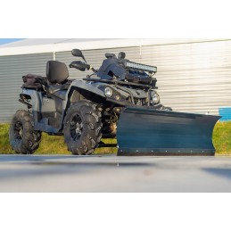 Universal snow removal plug for quad ATV