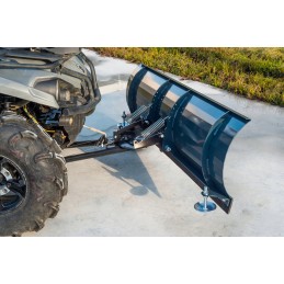 Universal snow removal plug for quad ATV