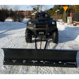 Universal snow removal plug for quad ATV