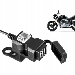 Charger motorcycle motor quad 2x usb 1a 2 1a