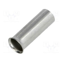 50 pcs x BM GROUP - BM 01510 - Tip: bootlace ferrule, non-insulated, copper, 6mm2, 12mm, tinned