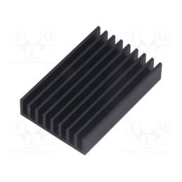 1 pcs x FISCHER ELEKTRONIK - SK 635 50 SA - Heatsink: extruded, grilled, black, L: 50mm, W: 33mm, H: 10mm