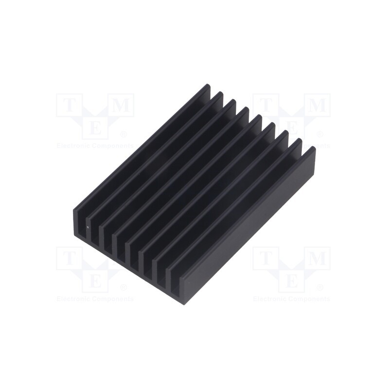 1 pcs x FISCHER ELEKTRONIK - SK 635 50 SA - Heatsink: extruded, grilled, black, L: 50mm, W: 33mm, H: 10mm