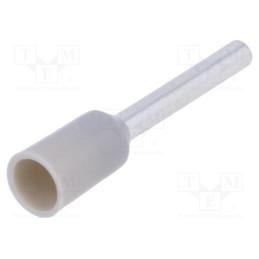 50 pcs x NINIGI - TUL-RI-00710 - Tip: bootlace ferrule, insulated, copper, 0.75mm2, 10mm, tinned