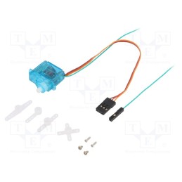 1 pcs x POLOLU - FEETECH SUB-MICRO SERVO FS0403-FB POSITI - Motor: servo, 4.8÷6VDC, micro, analogue, 20x8.3x19.3mm, plastic