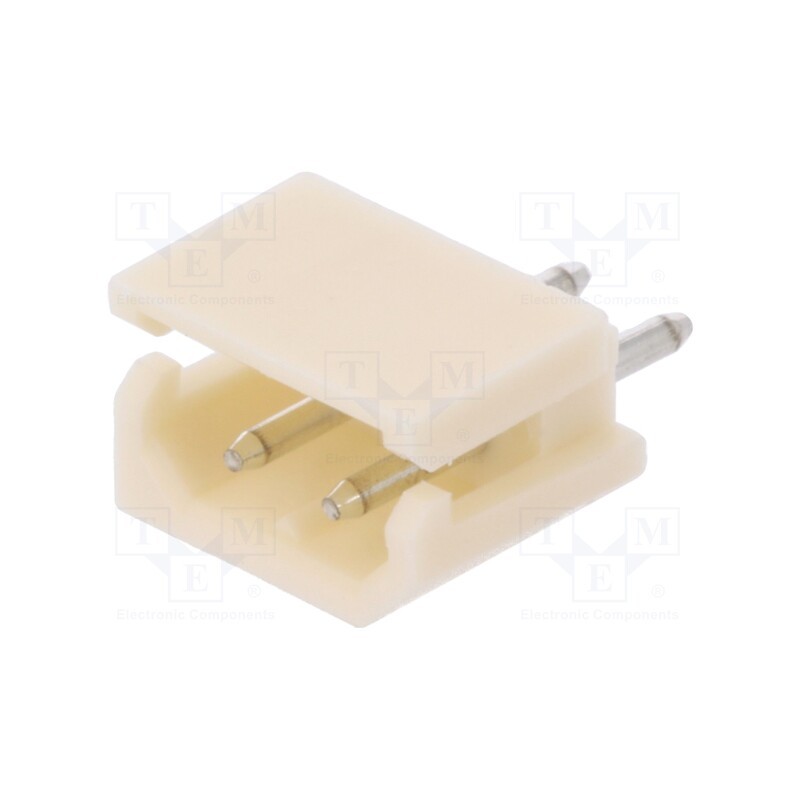 50 pcs x JOINT TECH - A2506WV-2P - Socket, wire-board, male, A2506, 2.5mm, PIN: 2, THT, 250V, 3A, tinned