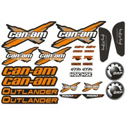 Can am outlander stickers sticker 4 colors