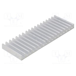 1 pcs x FISCHER ELEKTRONIK - SK 695 50 AL - Heatsink: extruded, L: 50mm, W: 140mm, H: 10mm, aluminium, raw