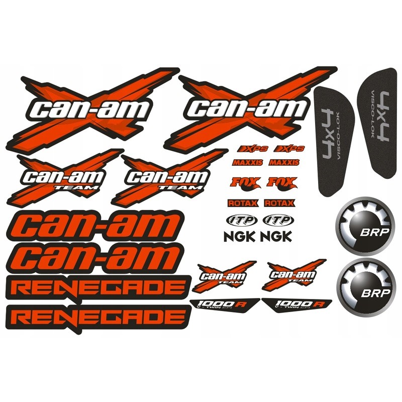 Can am renegade stickers sticker 4 colors