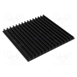 1 pcs x FISCHER ELEKTRONIK - SK105/150/SA - Heatsink: extruded, grilled, black, L: 150mm, W: 159mm, H: 10mm