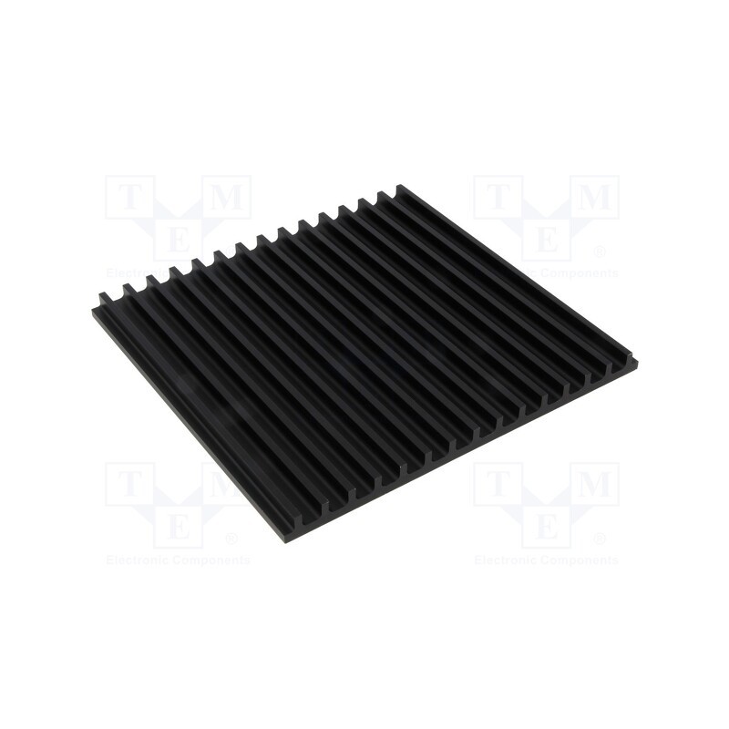 1 pcs x FISCHER ELEKTRONIK - SK105/150/SA - Heatsink: extruded, grilled, black, L: 150mm, W: 159mm, H: 10mm
