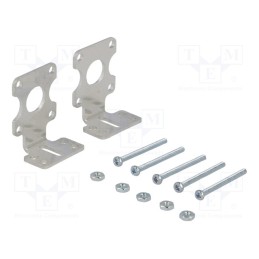 1 pcs x POLOLU - POLOLU-2671 - Bracket, silver, for micromotors with gear 120: 1, 200: 1, 228: 1