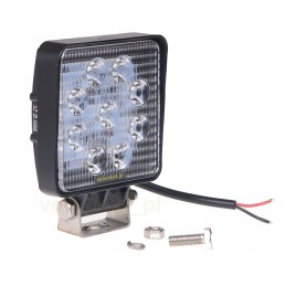 Side reversing work lamp 27w led flood utv atv