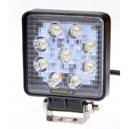 Side reversing work lamp 27w led flood utv atv