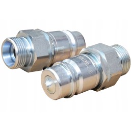 Quick connector euro plug m18 blue handle 1 2