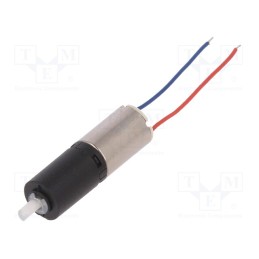 1 pcs x POLOLU - POLOLU-2358 - Motor: DC, coreless,with planetary gearbox, 6VDC, 400mA, 500rpm