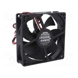 1 pcs x PANASONIC - ASFP92391 - Fan: DC, axial, 12VDC, 92x92x25mm, 67.8m3/h, 25dBA, ball bearing