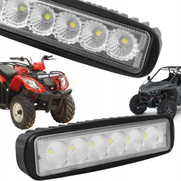 2 pieces halogen LED panel lamp atv off road 18w