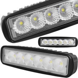 2 pieces halogen LED panel lamp atv off road 18w