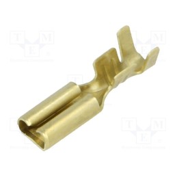 50 pcs x BM GROUP - BM 02390 - Terminal: flat, 2.8mm, 0.8mm, female, 0.5÷1.25mm2, crimped, brass