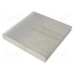 1 pcs x STONECOLD - RAD-C20025/200 - Heatsink: moulded, grilled, natural, L: 200mm, W: 200mm, H: 25mm, raw