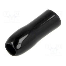 50 pcs x BM GROUP - BM 81001 - Protection, 1.5mm2, for ring tube terminals, 15mm, black