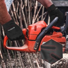 Motor quad windproof touch gloves