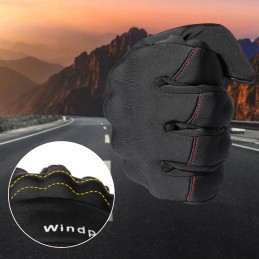 Motor quad windproof touch gloves