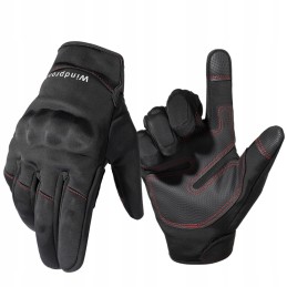 Motor quad windproof touch gloves
