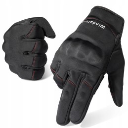 Motor quad windproof touch gloves