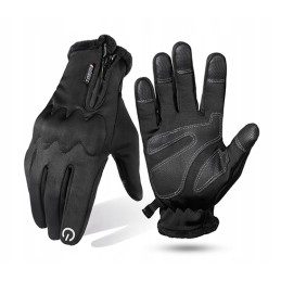 Motor quad windproof touch gloves