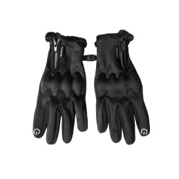 Motor quad windproof touch gloves