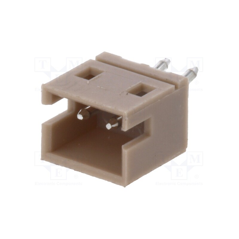 50 pcs x JOINT TECH - A1500WV-2P - Socket, wire-board, male, 1.5mm, PIN: 2, THT, 100V, 1A, tinned, 20mΩ