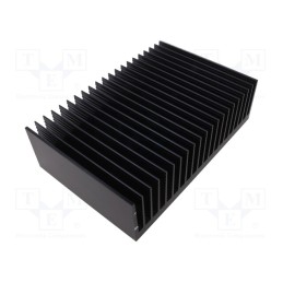 1 pcs x SEIFERT ELECTRONIC - KL-271/200/SW - Heatsink: extruded, grilled, black, L: 200mm, W: 300mm, H: 83.5mm