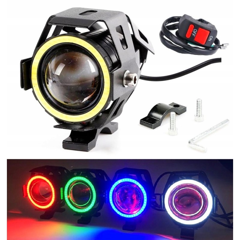 Halogen LED lamp headlight quad cross u7 switch