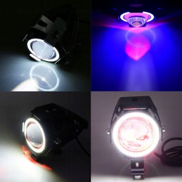 Halogen LED lamp headlight quad cross u7 switch
