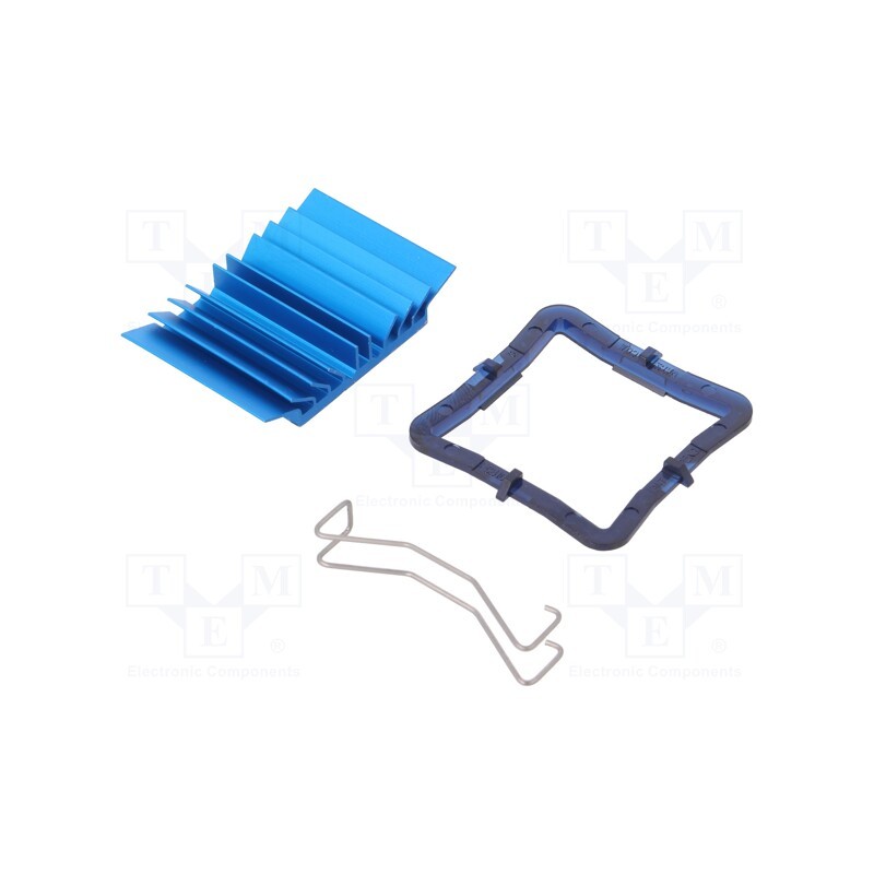 1 pcs x Advanced Thermal Solutions - ATS-50310B-C1-R0 - Heatsink: extruded, grilled, BGA, blue, L: 31mm, W: 31mm, H: 7.5mm
