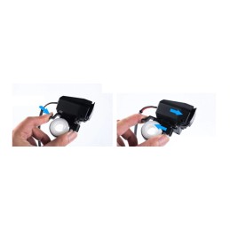 Quad charger voltmeter thermometer 2x USB 3in1