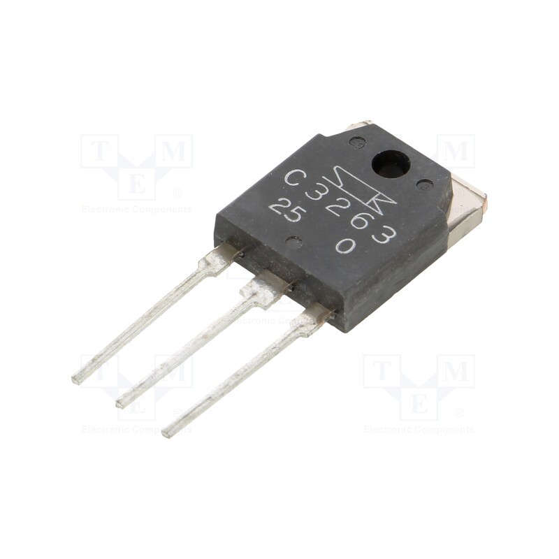 1 pcs x SANKEN - 2SC3263 - Transistor: NPN, bipolar, 230V, 15A, 130W, TO3P