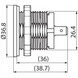 Universal digital LED voltmeter 0 36v