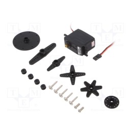 1 pcs x SpringRC - OKY8072 - Motor: servo, 4.8÷6VDC, standard, analogue, 40.3x20.2x36mm, metal