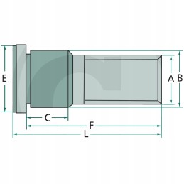 Wheel stud adr m20x1 5x 65 mm 10 9