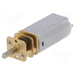 1 pcs x DFROBOT - FIT0565 - Motor: DC, with gearbox, 6VDC, 950mA, Shaft: D spring, 375rpm, 35: 1