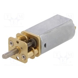 1 pcs x DFROBOT - FIT0564 - Motor: DC, with gearbox, 6VDC, 900mA, Shaft: D spring, 570rpm, 35: 1