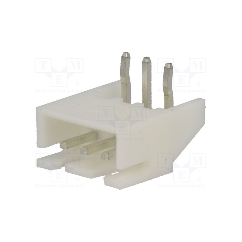 50 pcs x JOINT TECH - A2501WR-3P1 - Socket, wire-board, male, A2501, 2.5mm, PIN: 3, THT, 250V, 3A, tinned