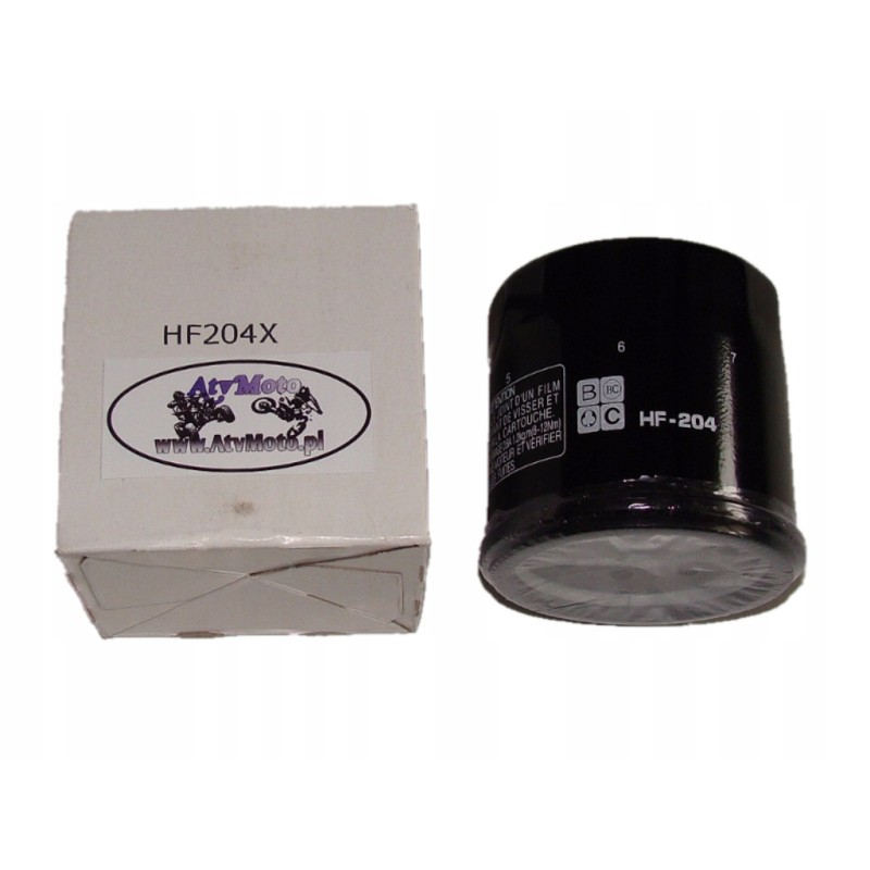 Oil filter hf204x hf204 arctic cat honda kawasaki suzuki yamaha triumph