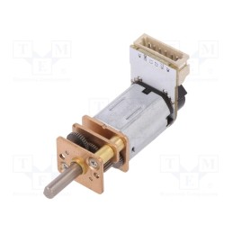 1 pcs x DFROBOT - FIT0482 - Motor: DC, with encoder,with gearbox, 6VDC, 170mA, Shaft: D spring