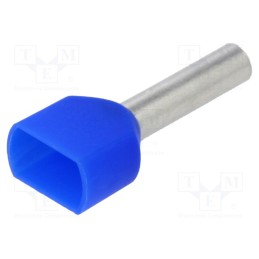 50 pcs x BM GROUP - BM 00559 - Tip: bootlace ferrule, insulated,double, copper, 2.5mm2, 13mm